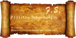 Fillitza Sebestyén névjegykártya